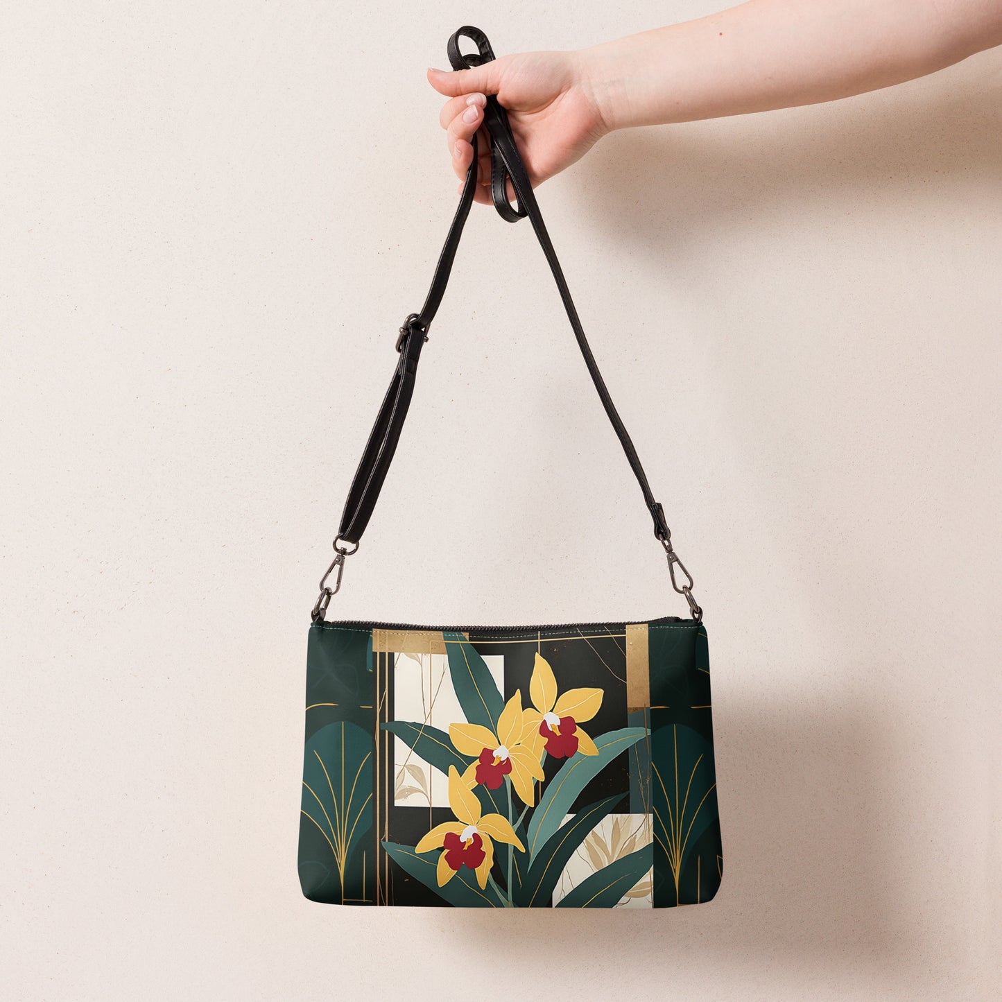 3 Yellow Orchids | DRJ Designs | Crossbody bag
