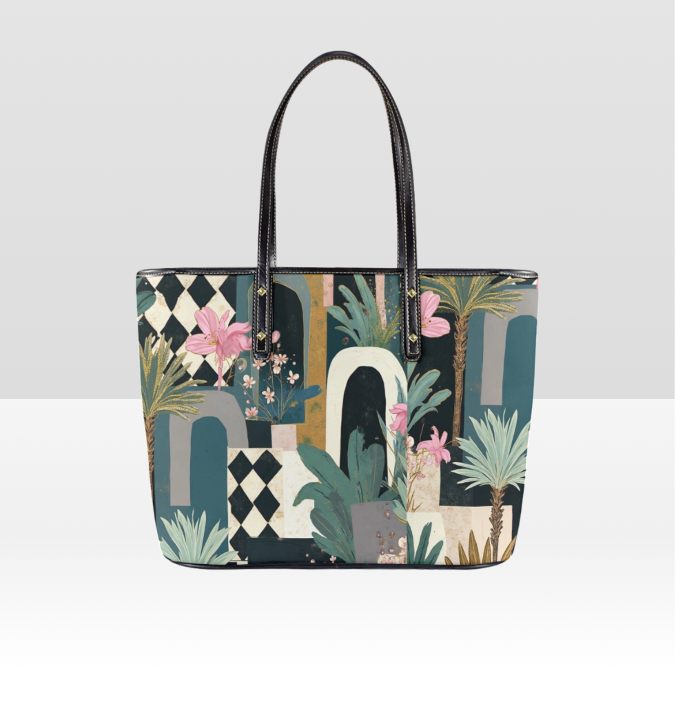 Checkered.Garden..by DRJ Designs. (Grey-Pink)