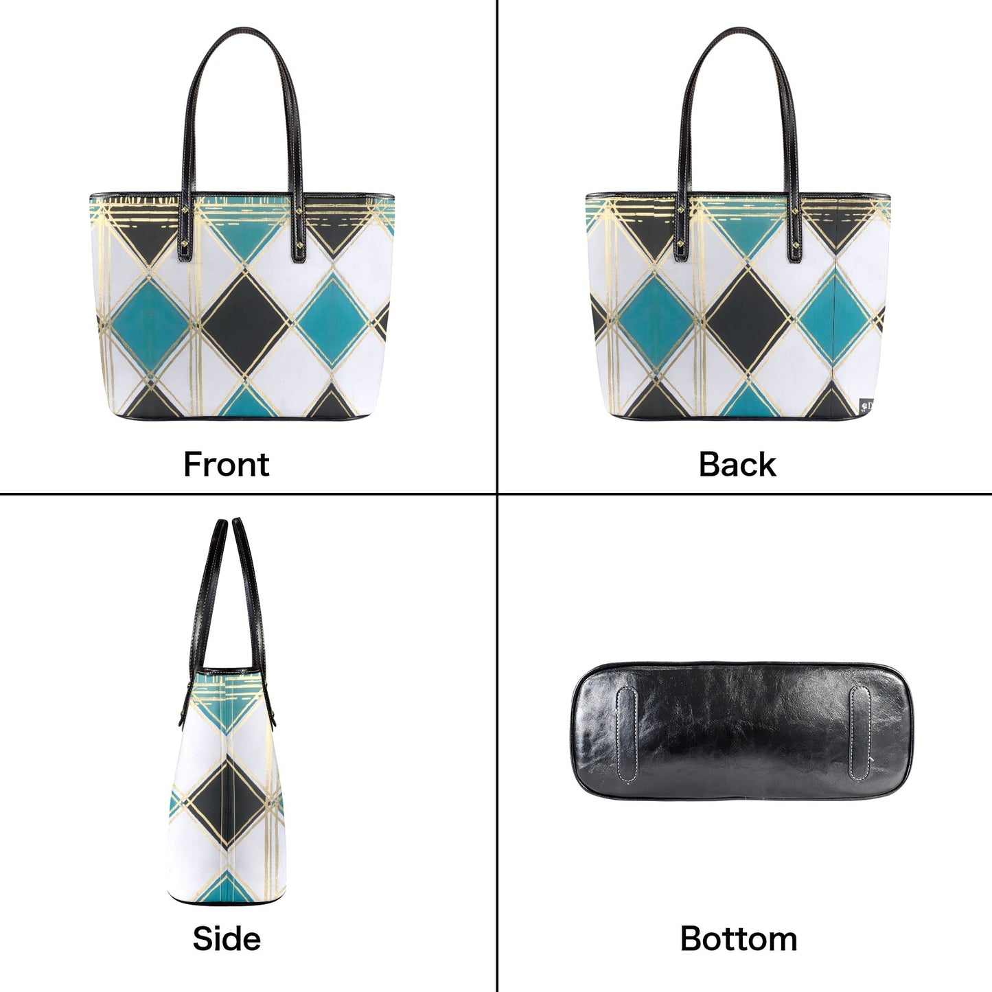 TOTE | PU Leather - Large | Handmade Design | DRJ Designs